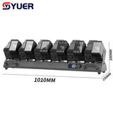 YUER™️Standard Edition LED 12X60W RGBW 4in1+432 Golden +432 Cold White Moving Head Beam Light DMX512 For DJ Disco Party Stage Effect Lighting Night Club Bar Light