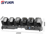 YUER™️ NEW LED 12X60W RGBW 4in1+432 Golden +432 Cold White Moving Head Beam Light DMX512 For DJ Disco Party Stage Effect Lighting Night Club Bar Light