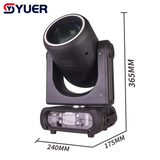 YUER™️Upgraded Version LED 250W Moving Head Light With Ring Beam+Spot+18 Rotating Prisms+Focus+Frost+Rainbow Effect DMX For Stage Light Disco Dj