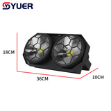 YUER™️Standard Edition 2Eyes 2x100W White+Warm White 2IN1 LED COB Blinder Light Cool and Warm White For DJ Party Stage Effect Lighting