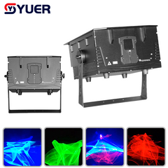 YUER™ 10W/15W/20W Full Color RGB Animation Laser Light 35 Kpps Water Ripples Effect DMX512 ILDA Control For DJ Disco Wedding Event Party Bar Club