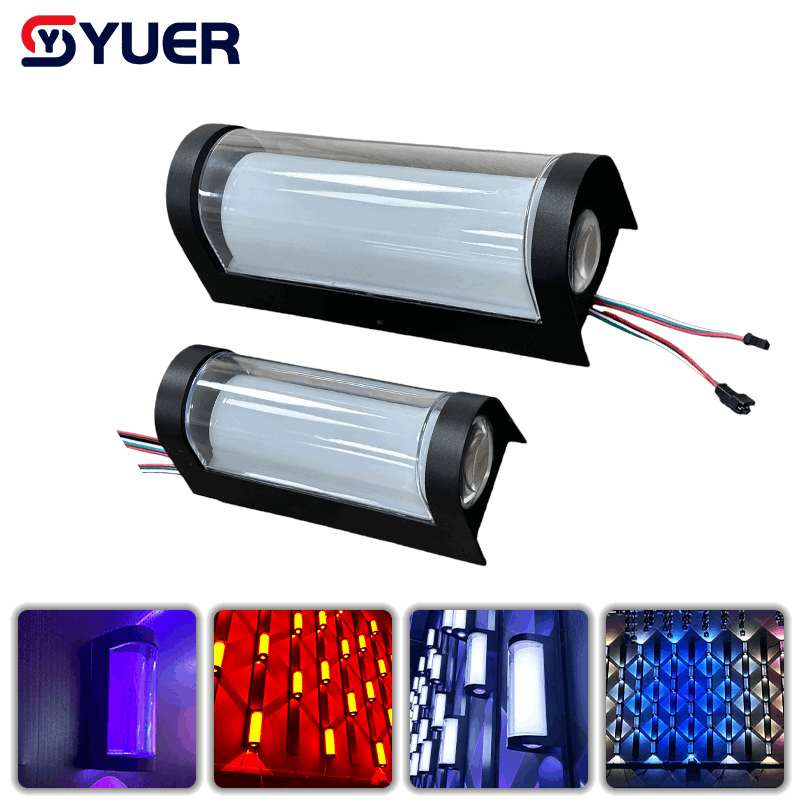 YUER™ 19.2W 16.3W RGB Wall Washer Light Wash Effect TTL Control For DJ Disco Club Wedding Party Bar Stage Lighting