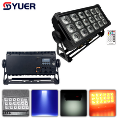 YUER™️NOUVEAU Projecteur LED étanche 18X10W RGBWA+UV sur batterie avec contrôle sonore Wash et DMX512 sans fil pour DJ, discothèque, fête, mariage, club