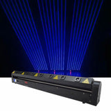 YUER™️ 8 Eyes Full Color RGB Laser Bar Light DMX512 Stage Strobe Effect Projector DJ Disco Party Dance Floor Bar Club Music Restaurant