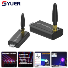 Transmisor DMX inalámbrico con interfaz USB YUER™ incluye software Freestyler para cualquier modelo de iluminación DMX512 para escenarios, luz Par, cabeza móvil, luz Beam