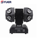 YUER™️ 12X10W RGBW 4IN1 Double Head moving head light For DJ Disco Stage Wedding Music Party Bar