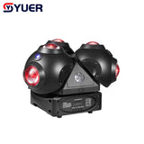 YUER™️ Professional DJ Disco Beetle Lights LED Beam laser strobe 3in1 Moving Head Beetle Light DMX Nightclub Party Show Stage Lighting