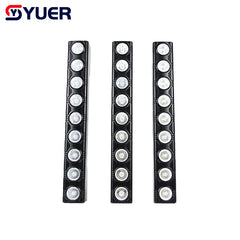 YUER™️ Barra de luz UV LED 9x12w para escenario Iluminación de vacaciones Fiesta de Halloween Luz negra Póster fluorescente Iluminación de escenario Lámpara púrpura para DJ y discoteca