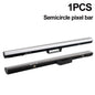 YUER™️ Outdoor White Circular Lens Pixel Bar 40 LED Bar Light Pixel Color Control For DJ Disco Party Club Stage Show Lamp