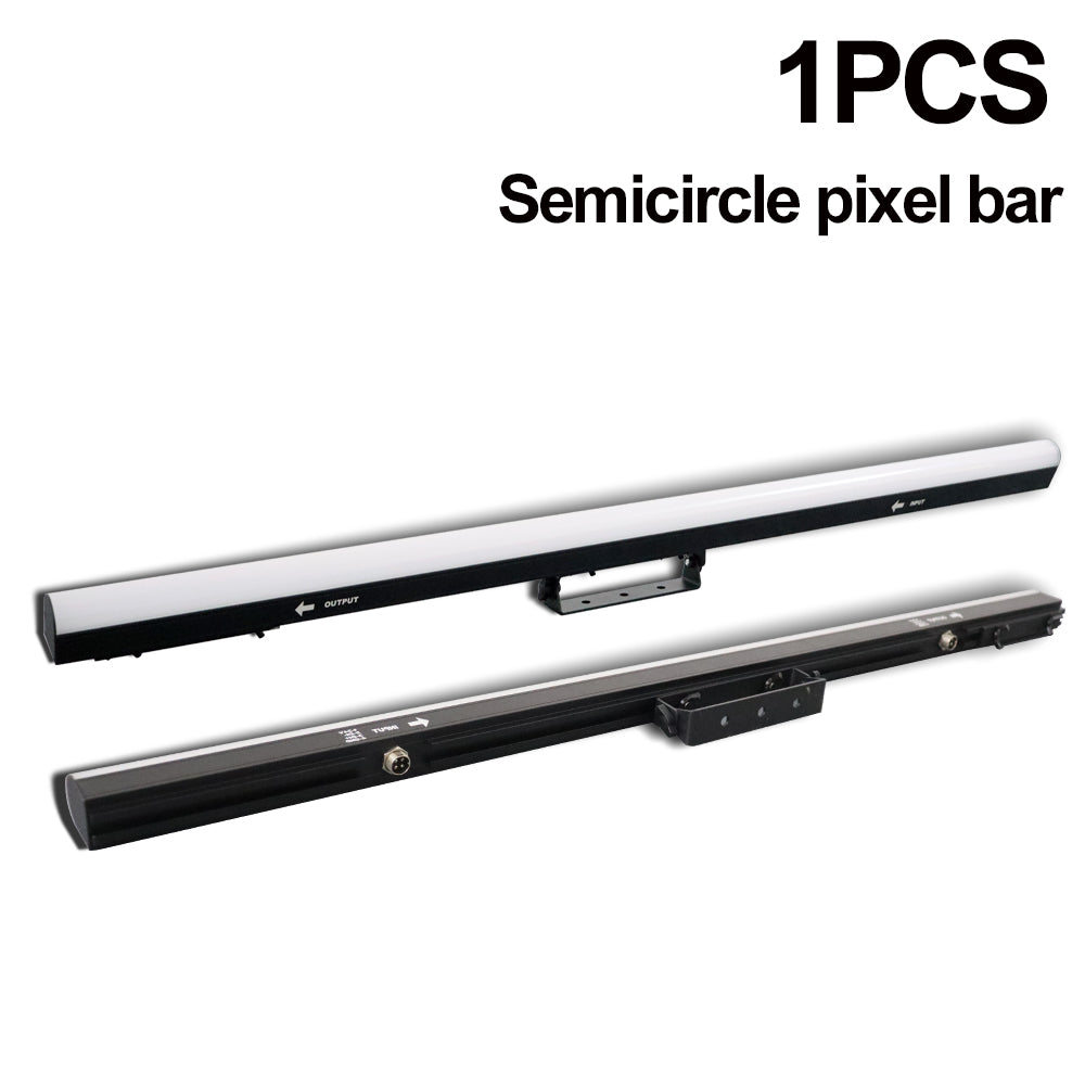YUER™️ Outdoor White Circular Lens Pixel Bar 40 LED Bar Light Pixel Color Control For DJ Disco Party Club Stage Show Lamp